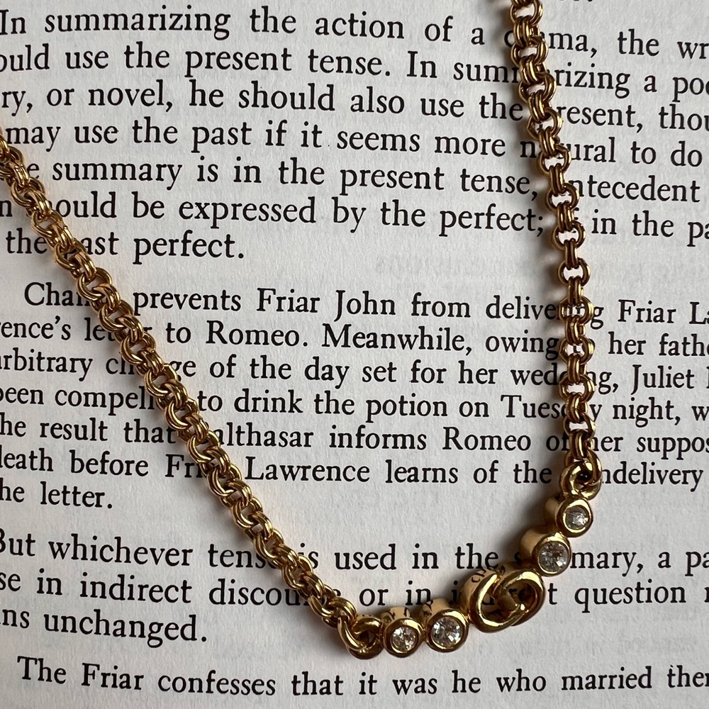 Dior 18K gold plated necklace - Picture 2 of 9